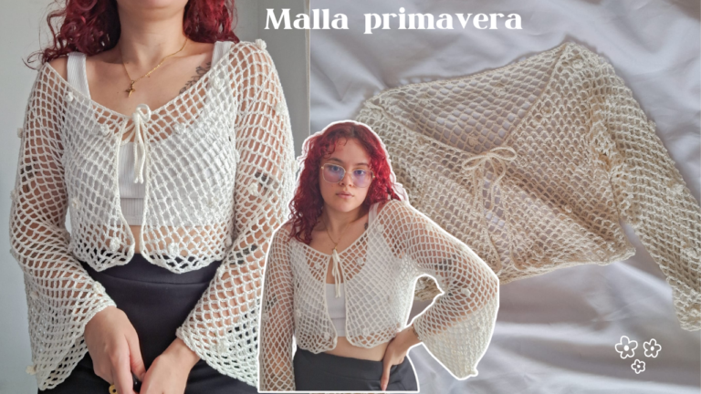 TUTORIAL+PATRÓN MALLA PRIMAVERA – Crochet